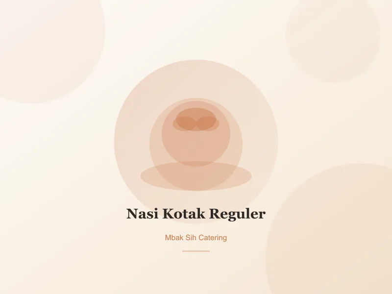 Nasi Kotak Reguler